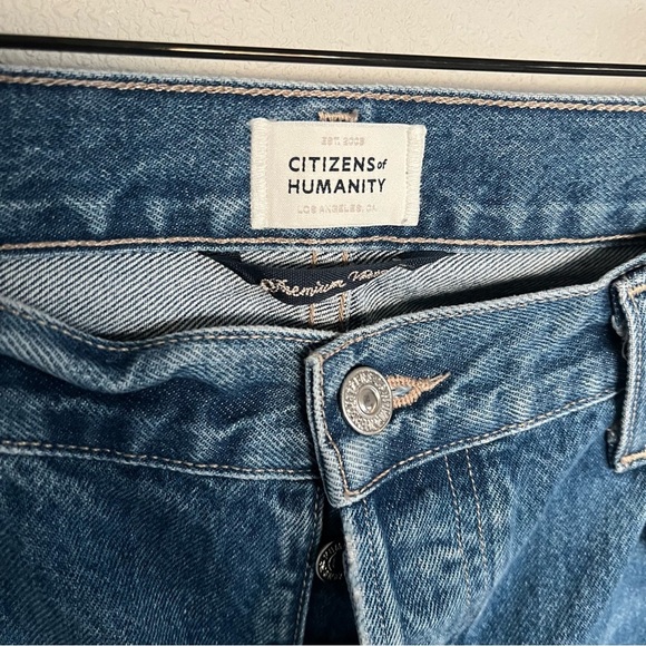 Citizens of Humanity Neve Low Slung Relaxed Leg Jean Oasis Denim Casual Women 28 - Picture 6 of 13